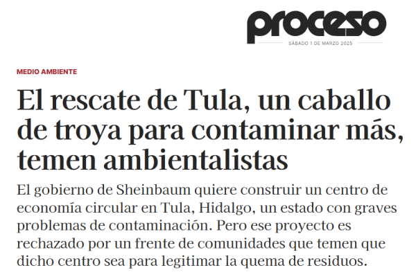 El rescate de Tula, un caballo de troya para contaminar más, temen ambientalistas