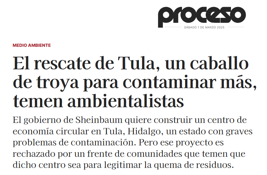 El rescate de Tula, un caballo de troya para contaminar más, temen ambientalistas